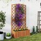Wooden Raised Garden Bed with Trellis 63 Inch Tall Garden Planter